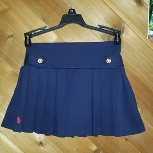 Girls Ralph Lauren navy blue skirt...